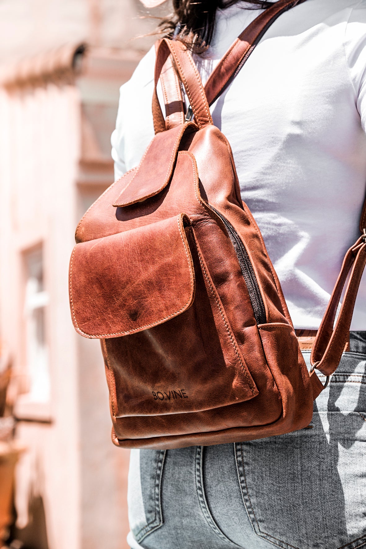 Wanderlust Leather Backpack
