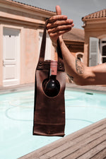 Leather Wine Caddy