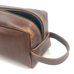 Leather toiletry Bag/Dopp Kit | Bovine Leather