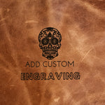 Personalised Gift | Custom Laser Engraving - Bovine Leather