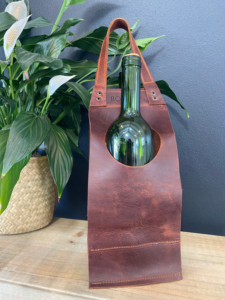 Leather Wine Caddy